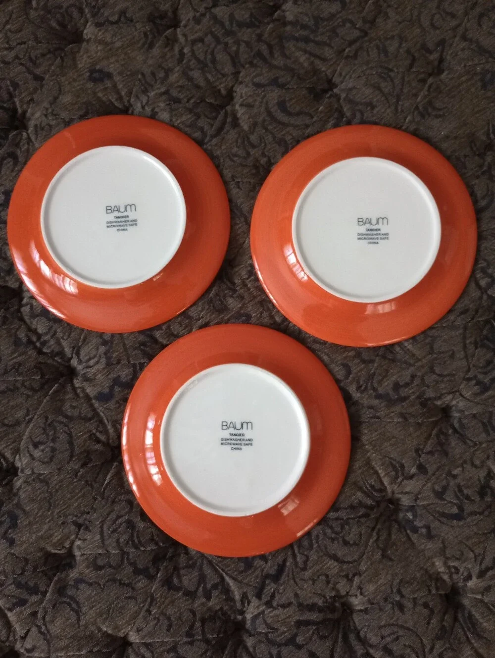 Baum Tangiers Pattern Turquoise/ Orange 8.5